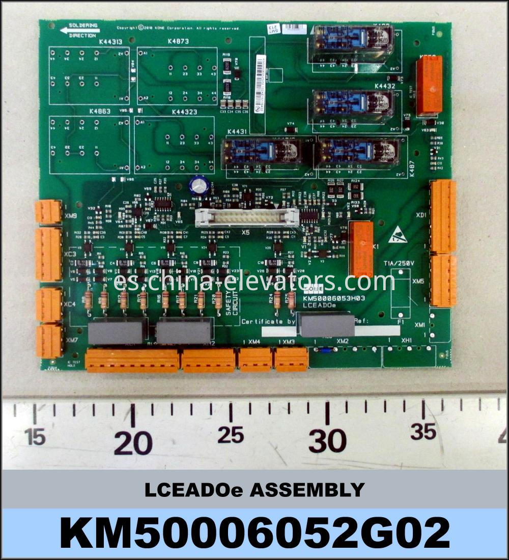 KM50006052G02 KONE PCB LCADOE ENSAMBLAJE KM50006052G02 KONE PCB LCEADOe ASSEMBLY
